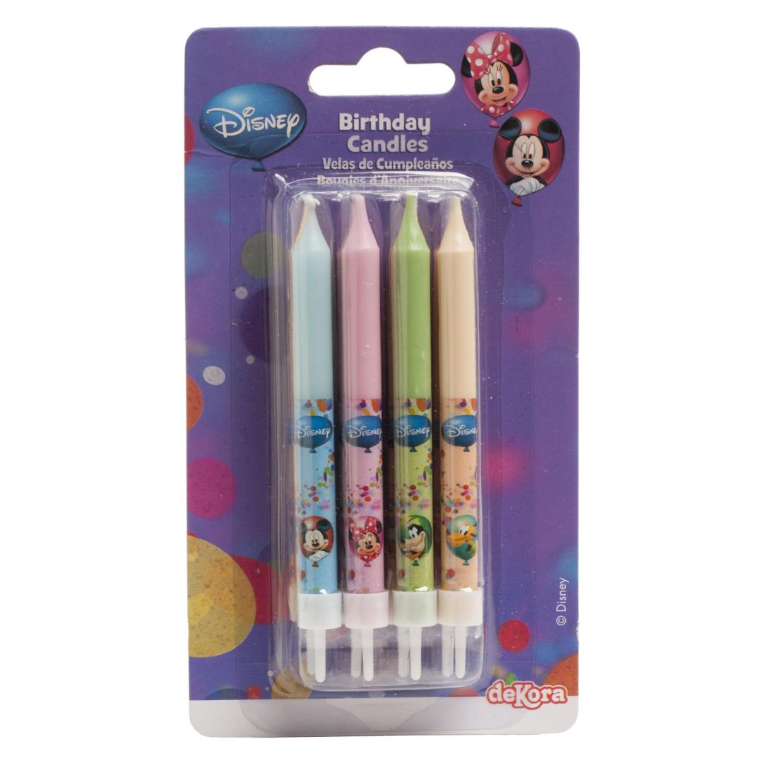 Tortové sviečky 8 ks - Mickey a kamaráti