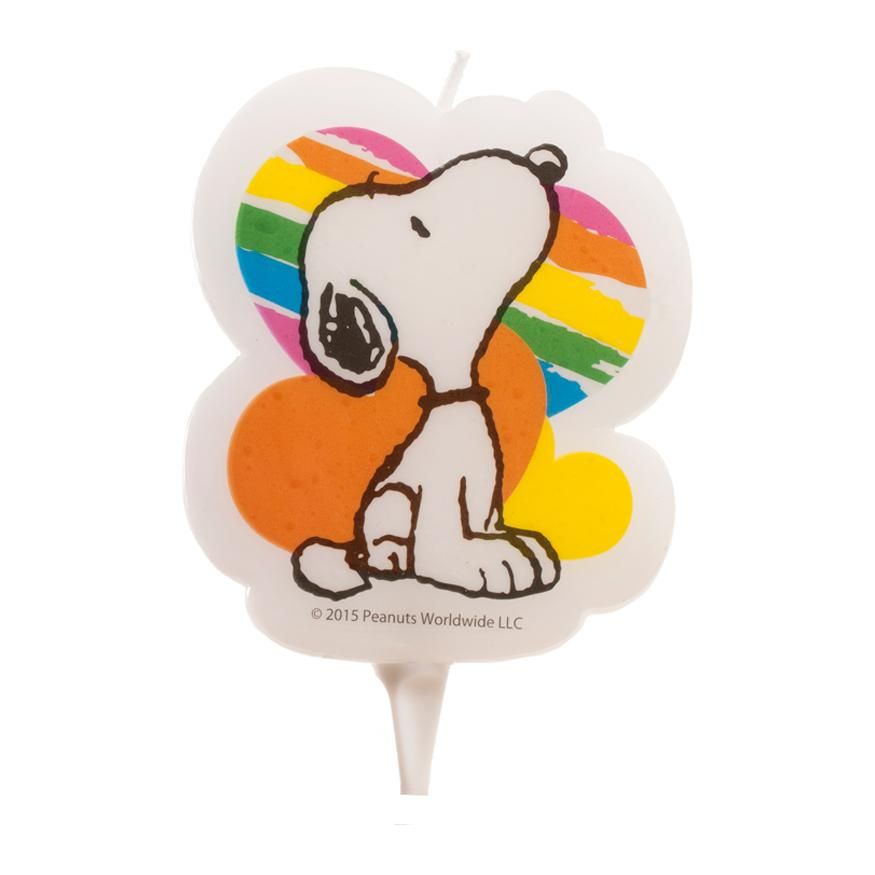 Tortová sviečka Snoopy 2D
