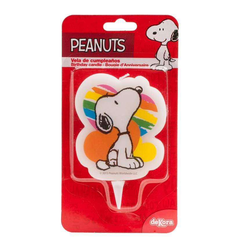 Tortová sviečka Snoopy 2D
