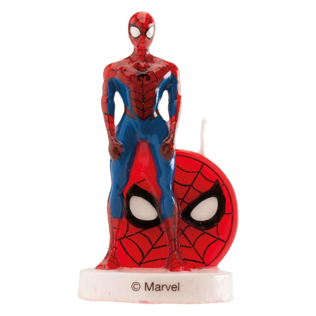 Tortová sviečka Spiderman 3D