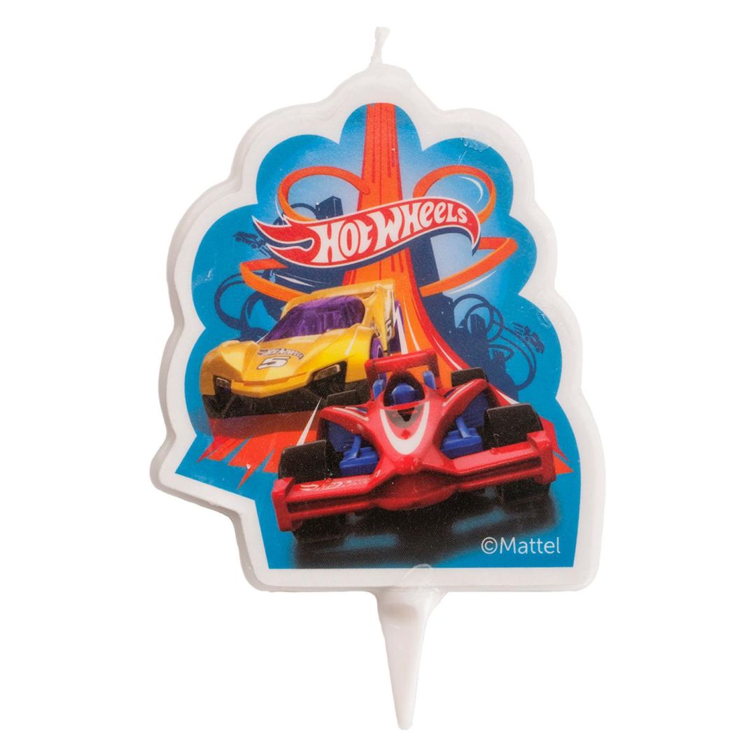 Tortová sviečka Hot Wheels 2D