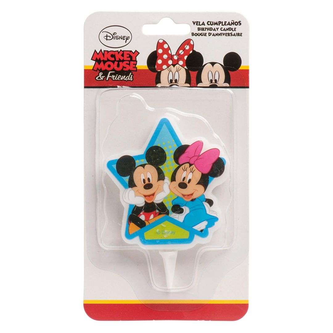 Tortová sviečka Mickey a Minnie 2D