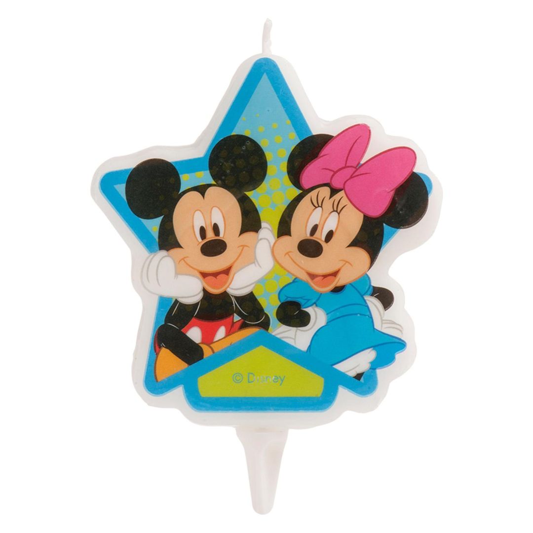 Tortová sviečka Mickey a Minnie 2D
