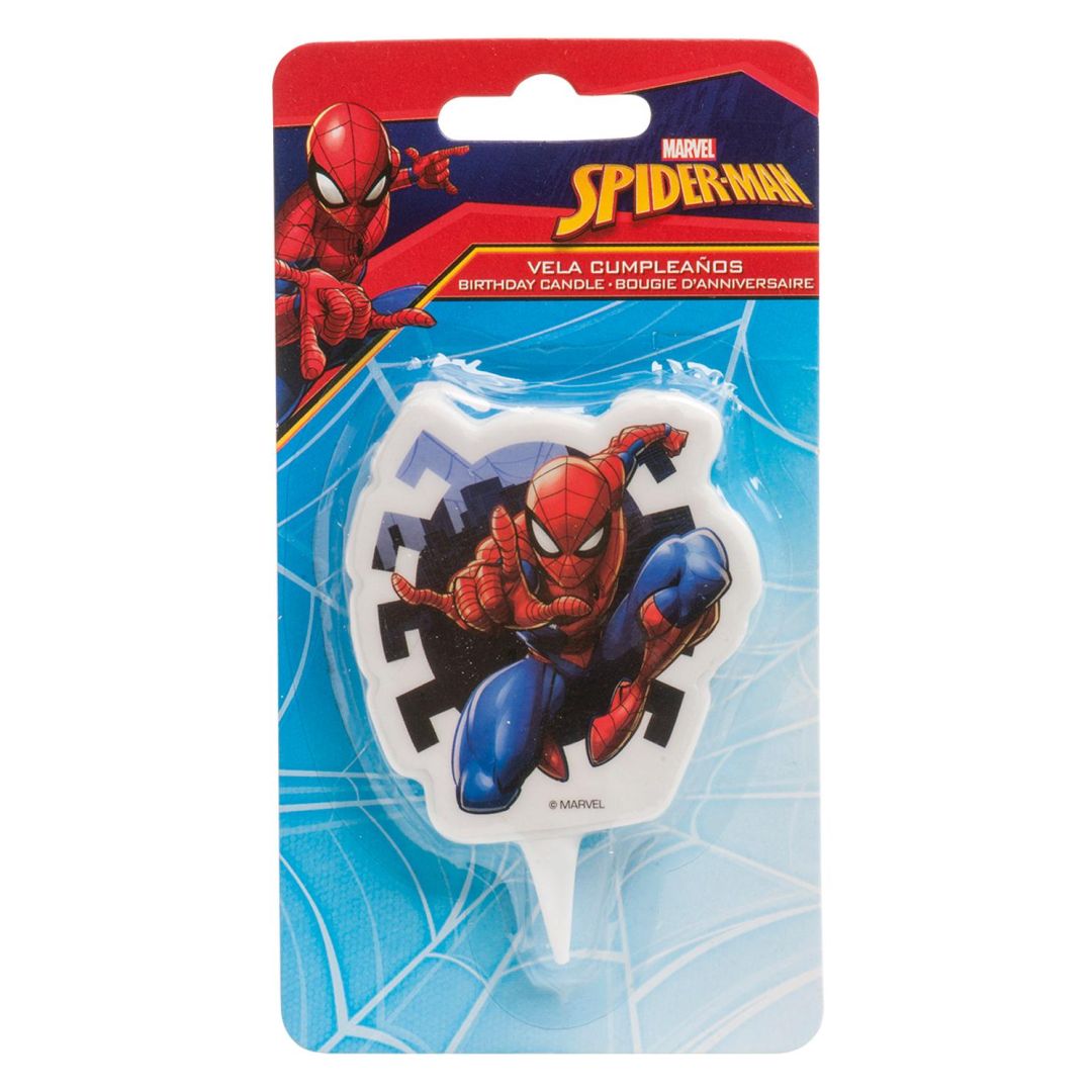 Tortová sviečka Spiderman 2D