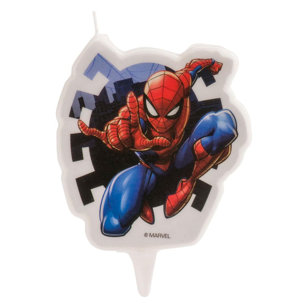Tortová sviečka Spiderman 2D