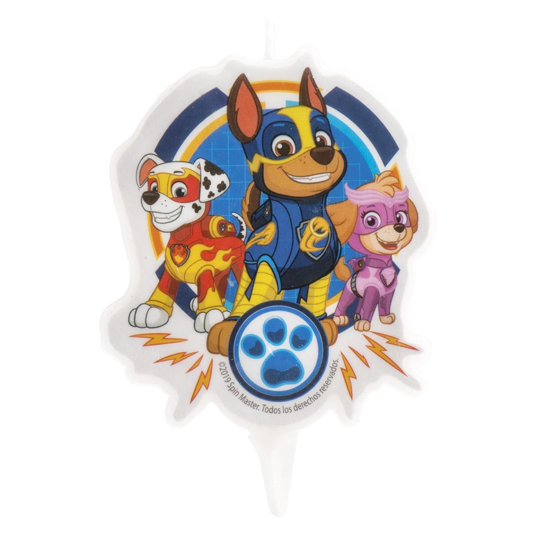 Tortová sviečka Paw Patrol 2D