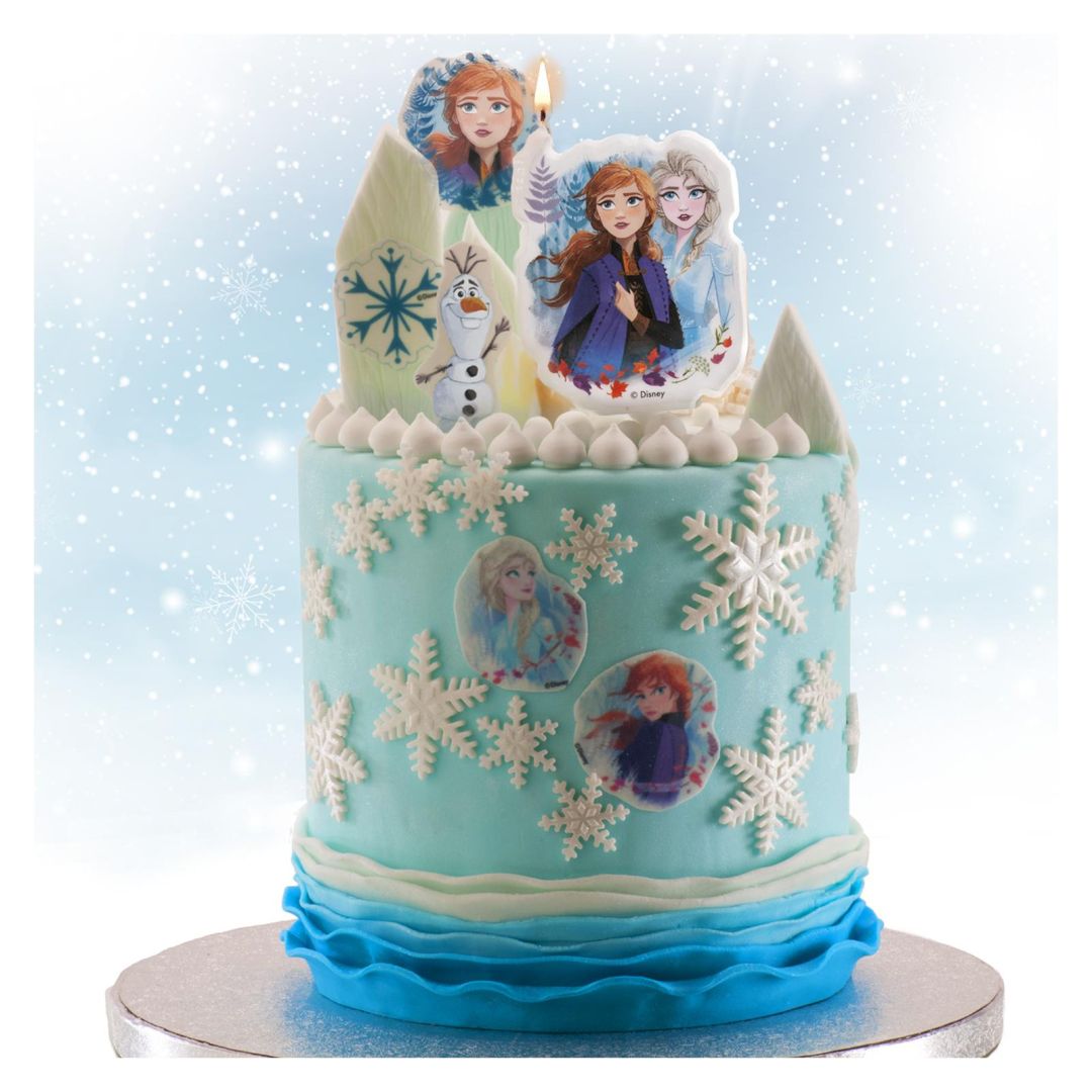 Tortová sviečka Frozen 2D