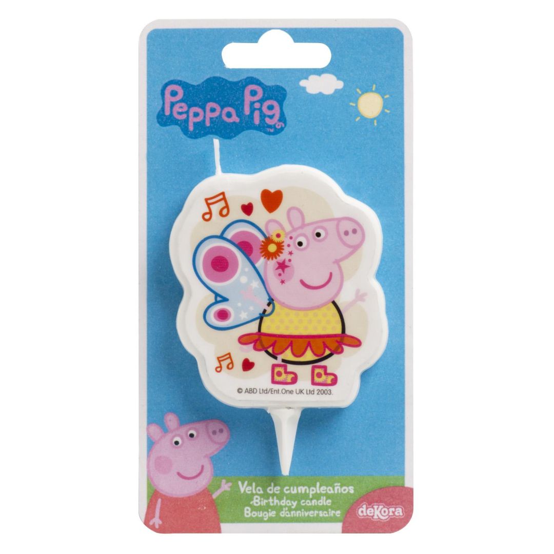 Tortová sviečka prasiatko Peppa 2D