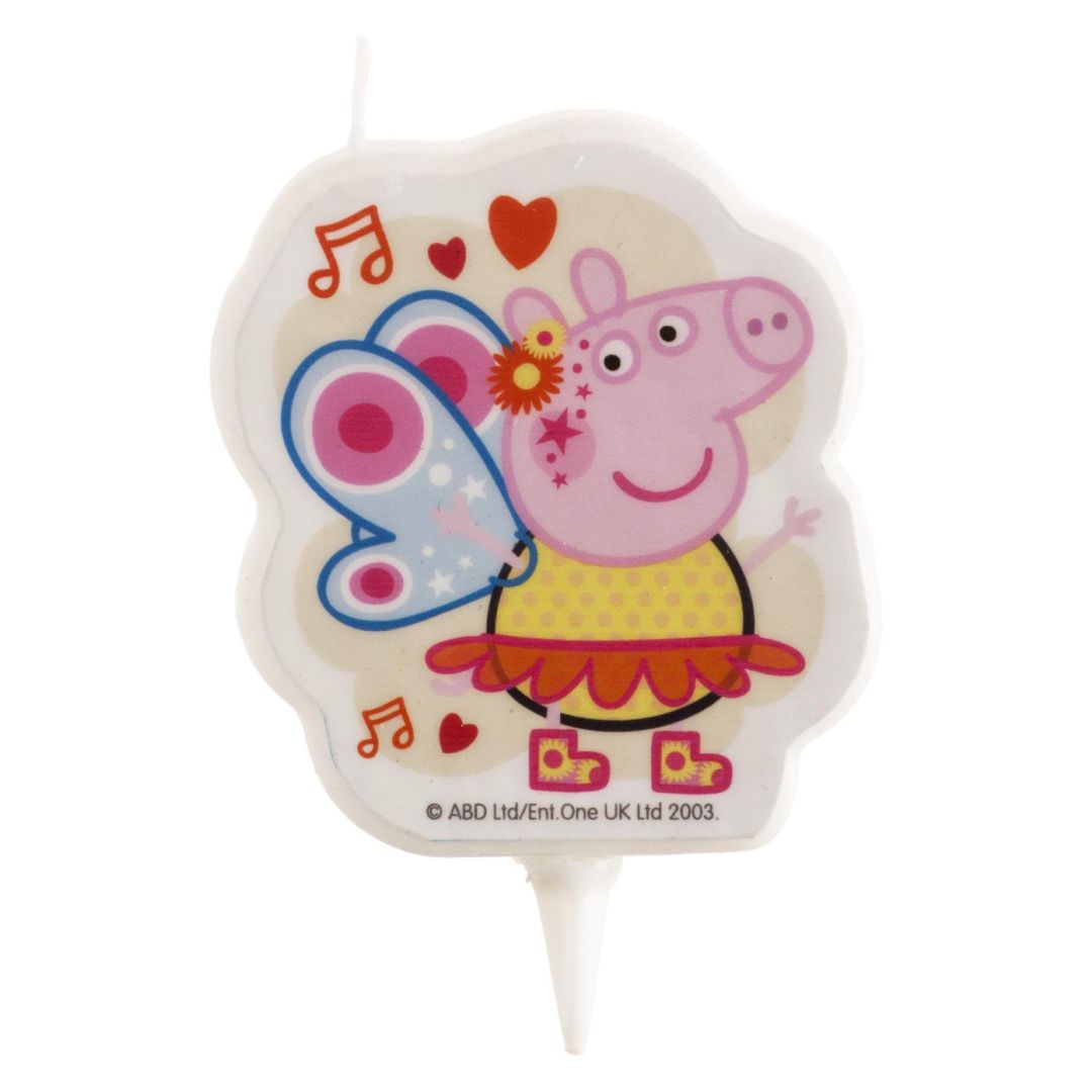Tortová sviečka prasiatko Peppa 2D