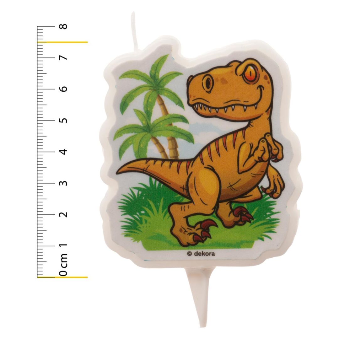 Tortová sviečka T-Rex 2D