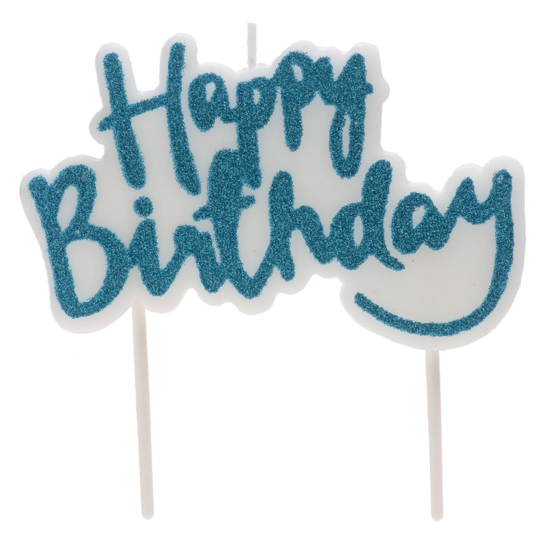 Tortová sviečka Happy Birthday 2D