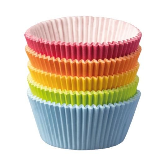 Košíčky na muffiny mix farieb