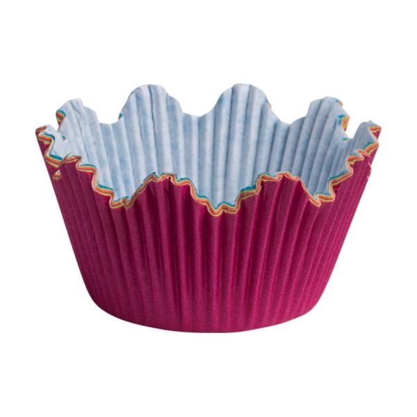 Košíčky na muffiny s vlnitým okrajom mix farieb