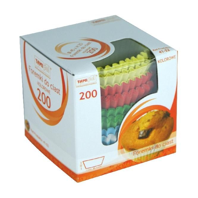 Košíčky na muffiny 45x25 mm mix farieb