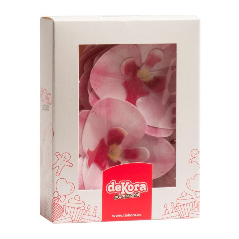 Oblátková orchidea ružová - 10ks