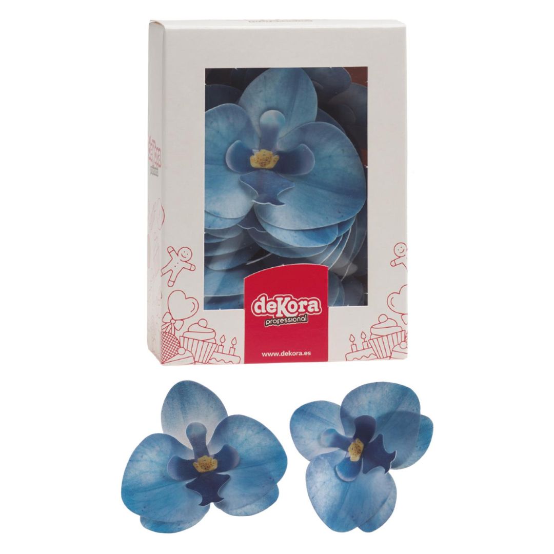 Oblátková orchidea modrá - 10ks