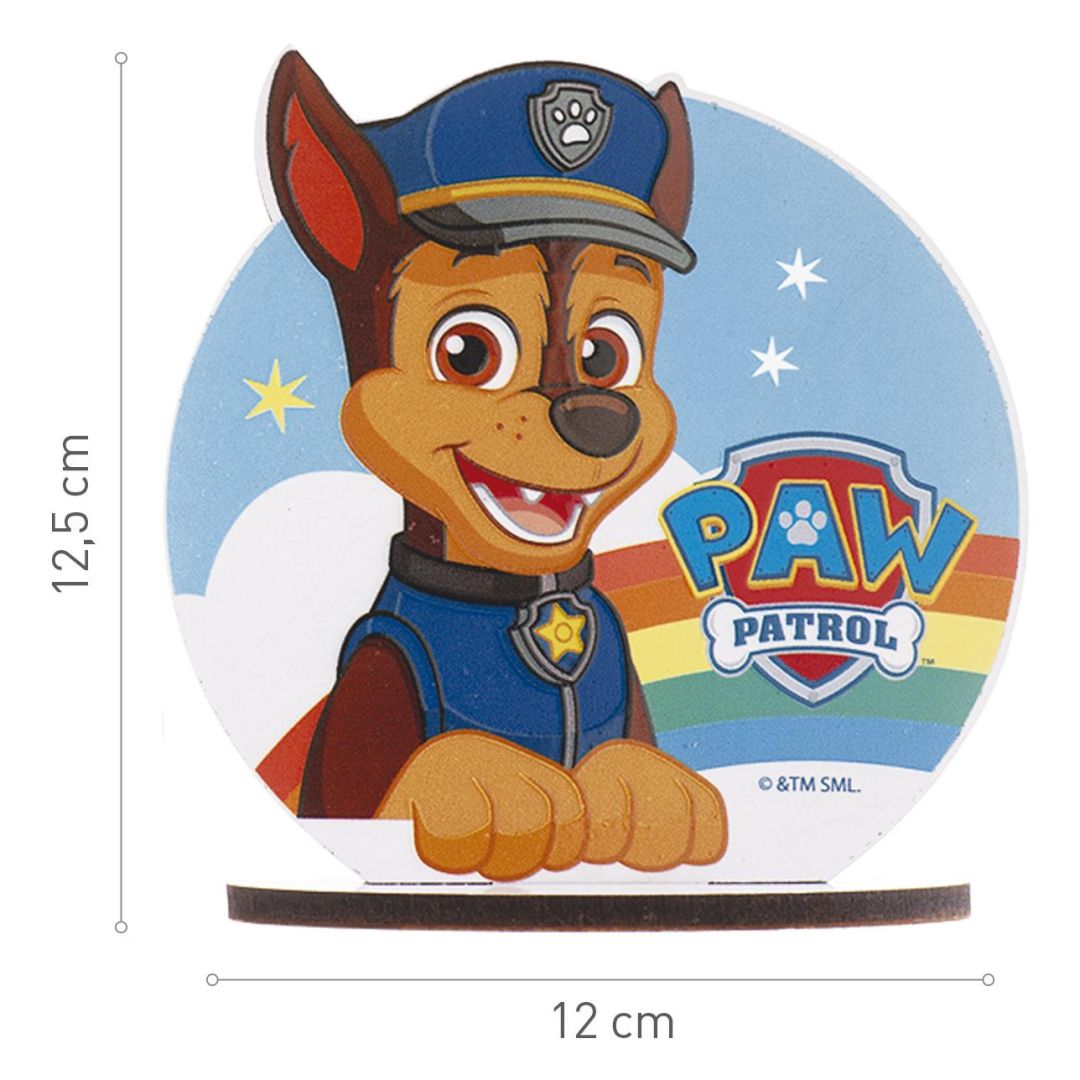 Papierová dekorácia na tortu Chase