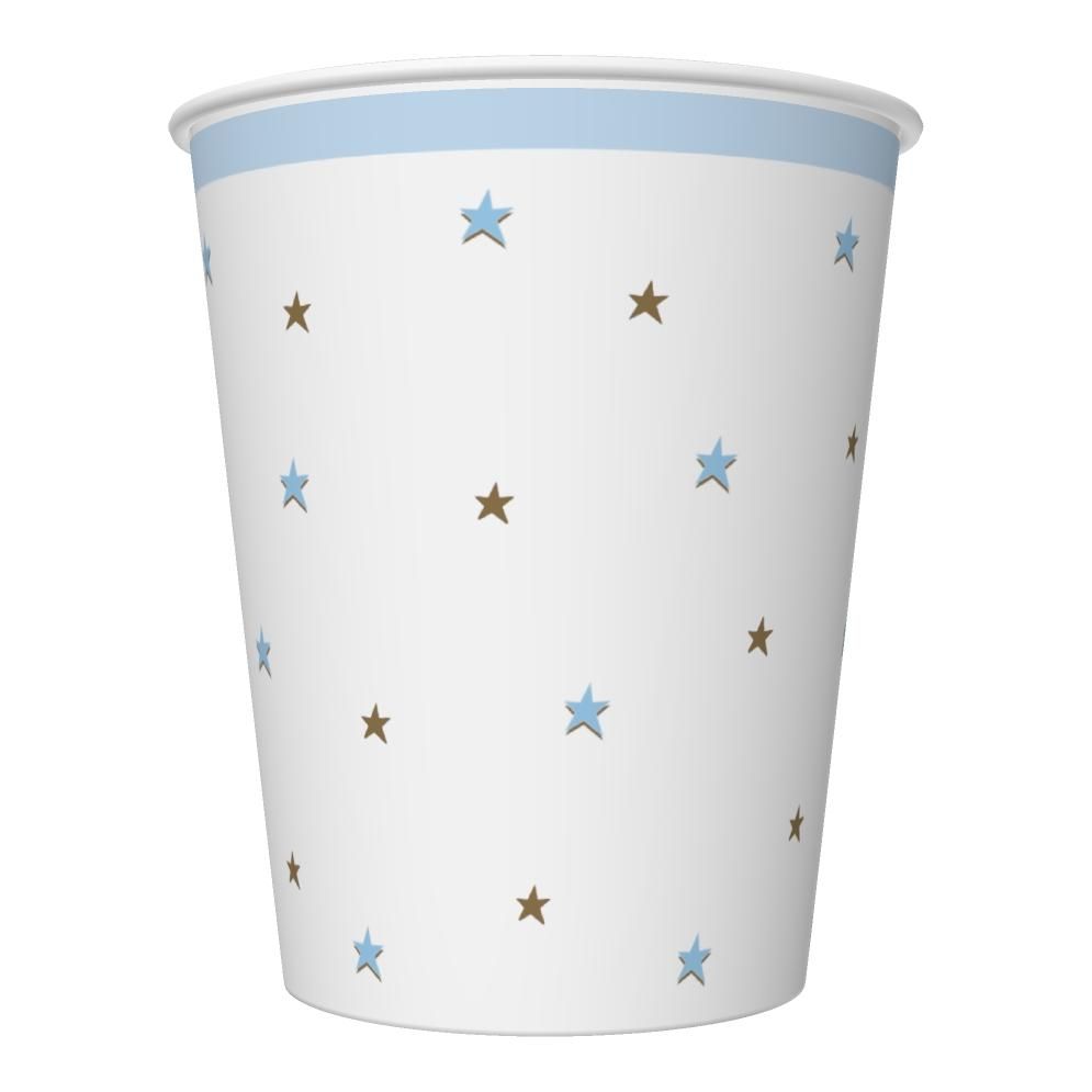Papierové poháre Baby shower modré 250ml
