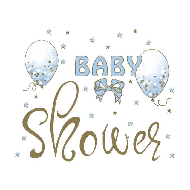 Papierové servítky Baby shower modré