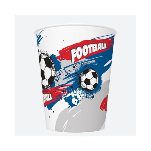Papierové poháre Futbal 250ml