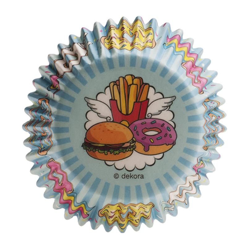 Košíčky na muffiny Fast food