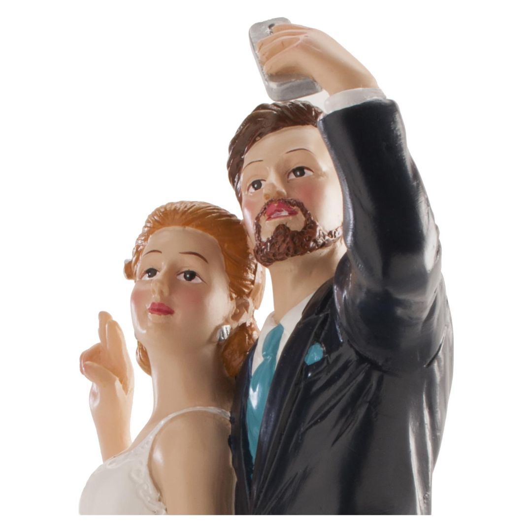 Svadobná figúrka Selfie