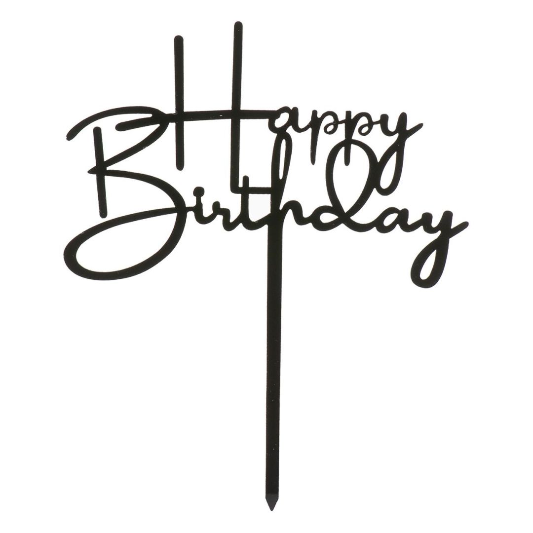Zápich na tortu Happy Birthday