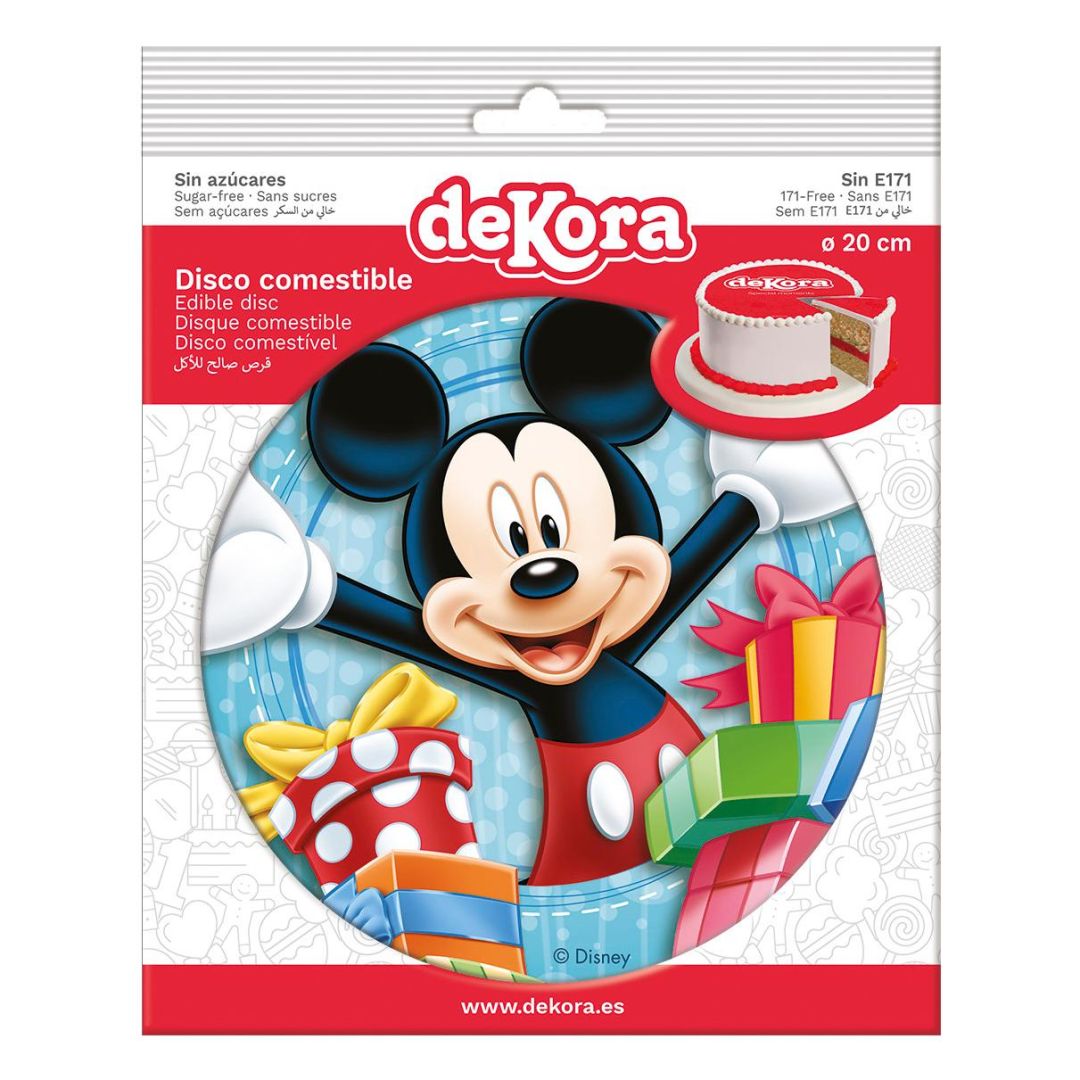 Jedlý papier Mickey s darčekmi