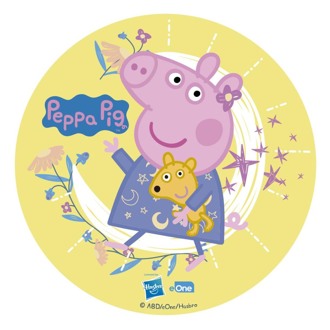 Jedlý papier Prasiatko Peppa s mackom
