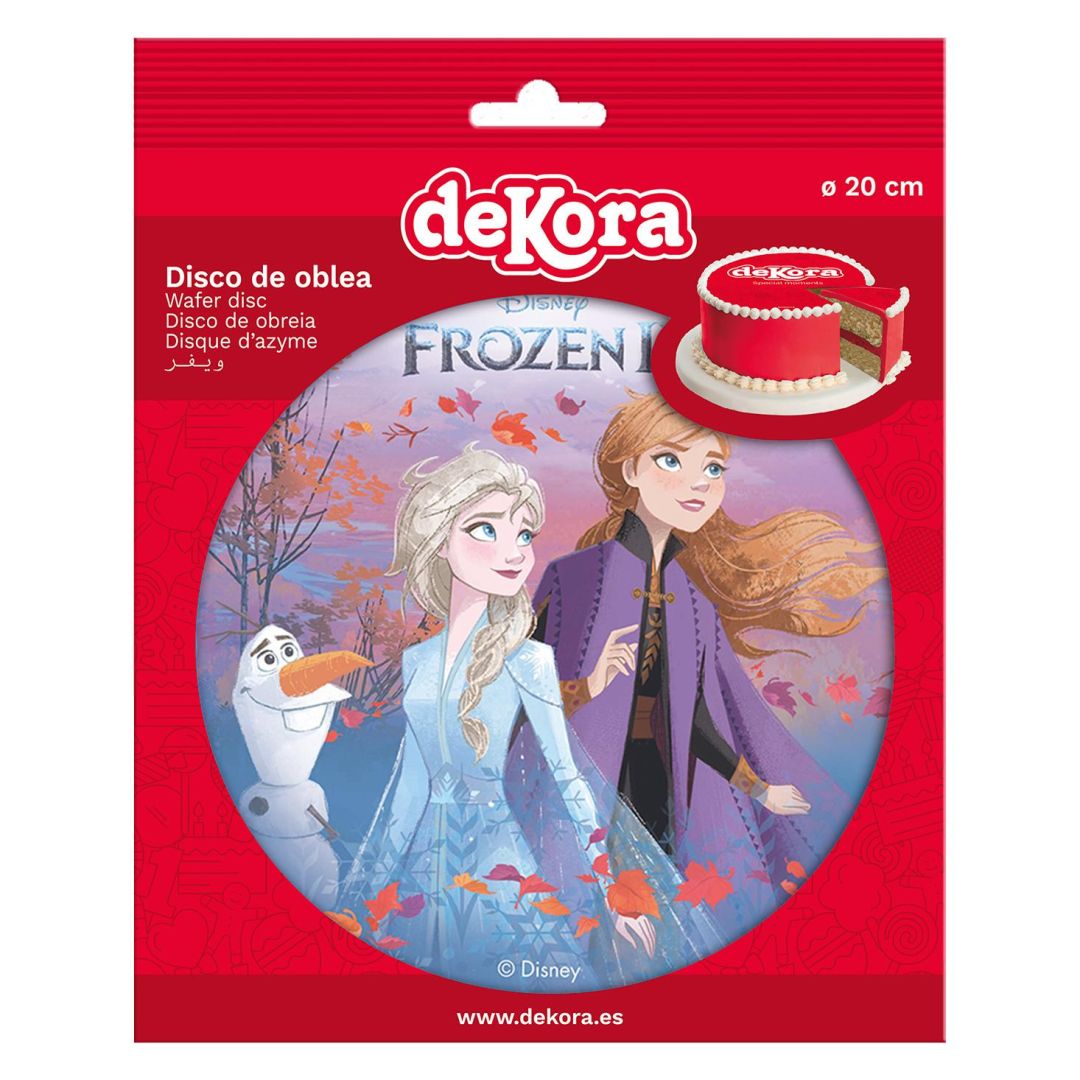 Oblátka Anna & Elsa a Olaf