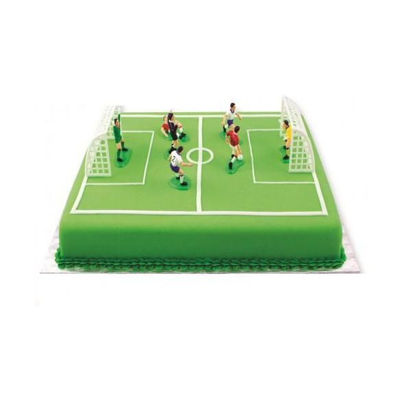 Sada dekorácií na tortu futbalisti