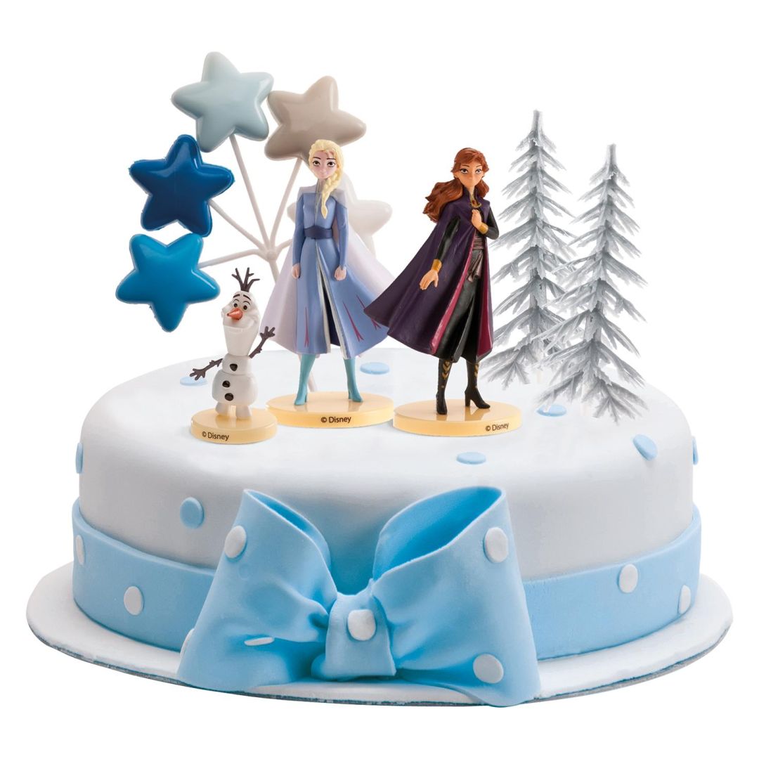 Sada dekorácií na tortu Frozen