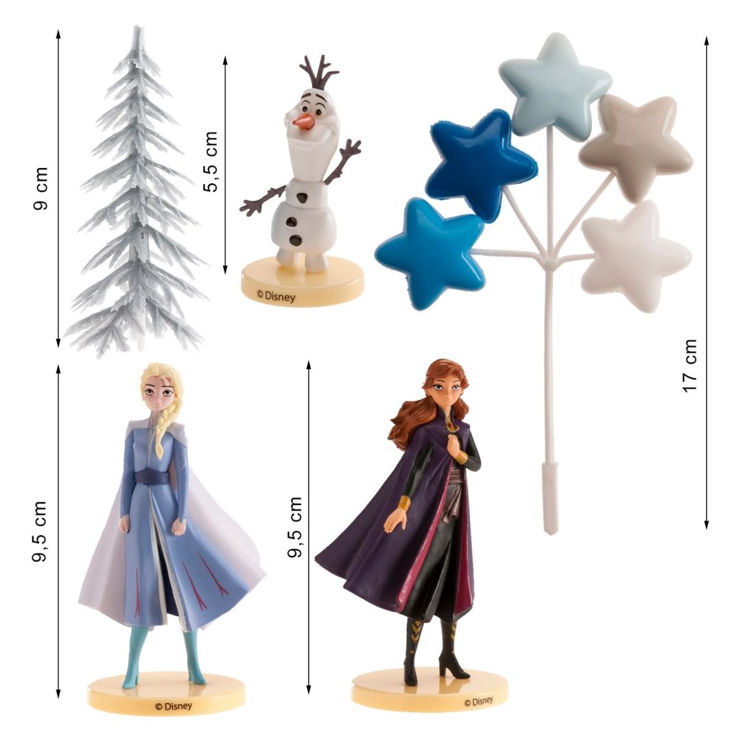 Sada dekorácií na tortu Frozen