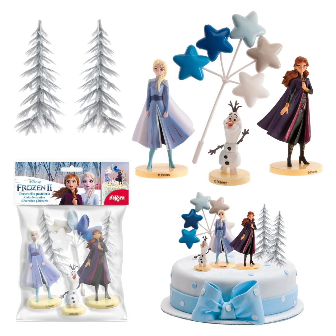 Sada dekorácií na tortu Frozen