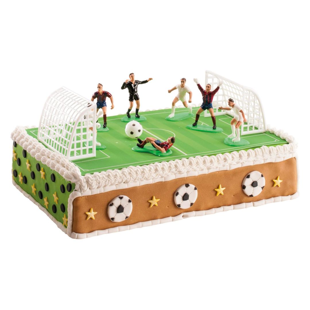 Sada dekorácií na tortu futbal