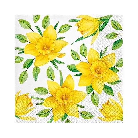 Papierové servítky - Narcis, 33x33cm