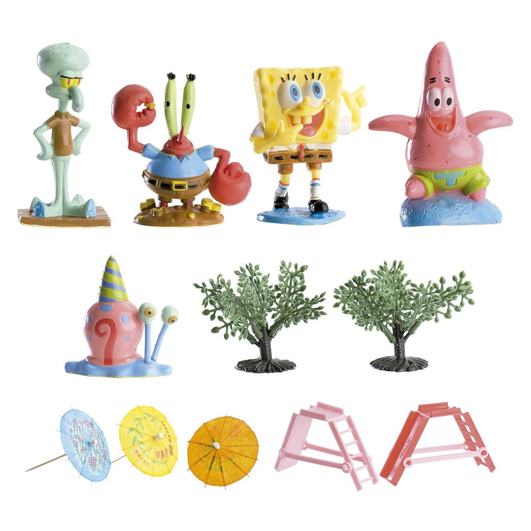 Sada dekorácií na tortu SpongeBob