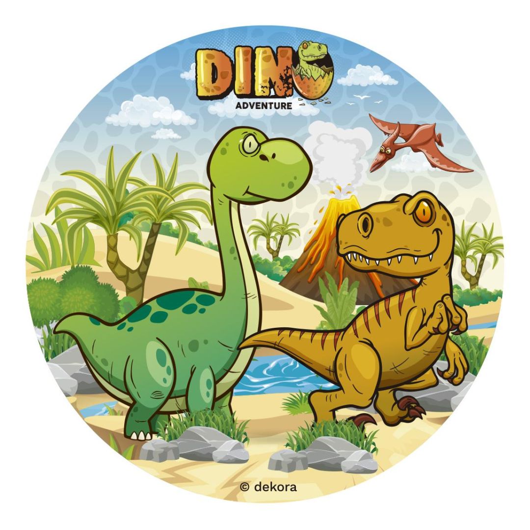 Jedlý papier Dino 15,5cm