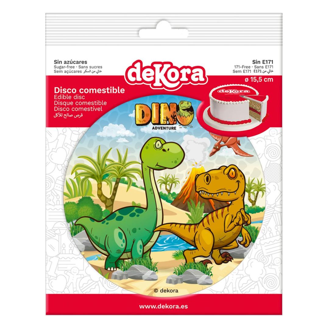 Jedlý papier Dino 15,5cm