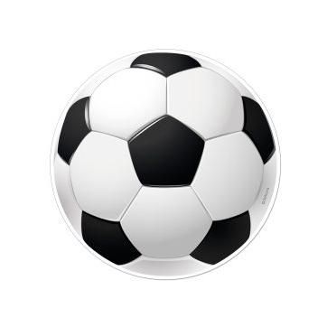 Jedlý papier Futbalová lopta 15,5cm