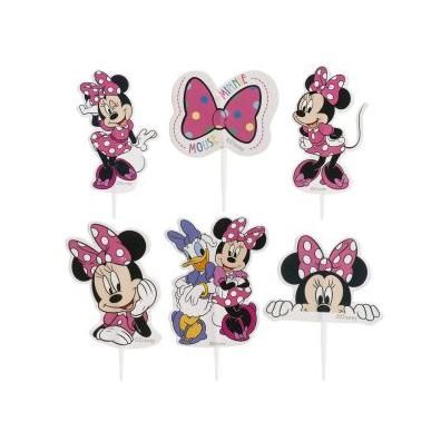 Papierové zápichy Minnie 30ks