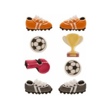 Sada cukrových dekorácií Futbal