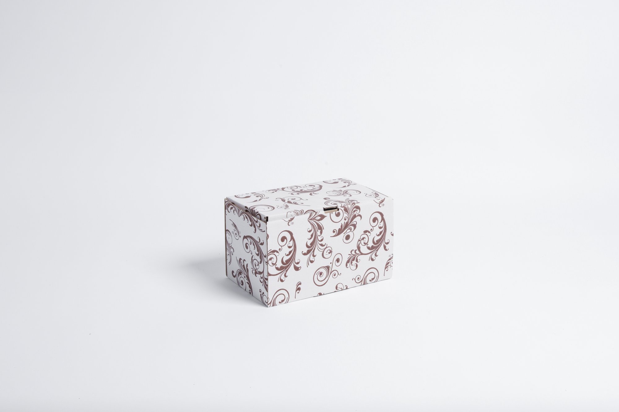 Zákusková krabica 10x16,5x10 cm (REOK) - biela, s potlačou