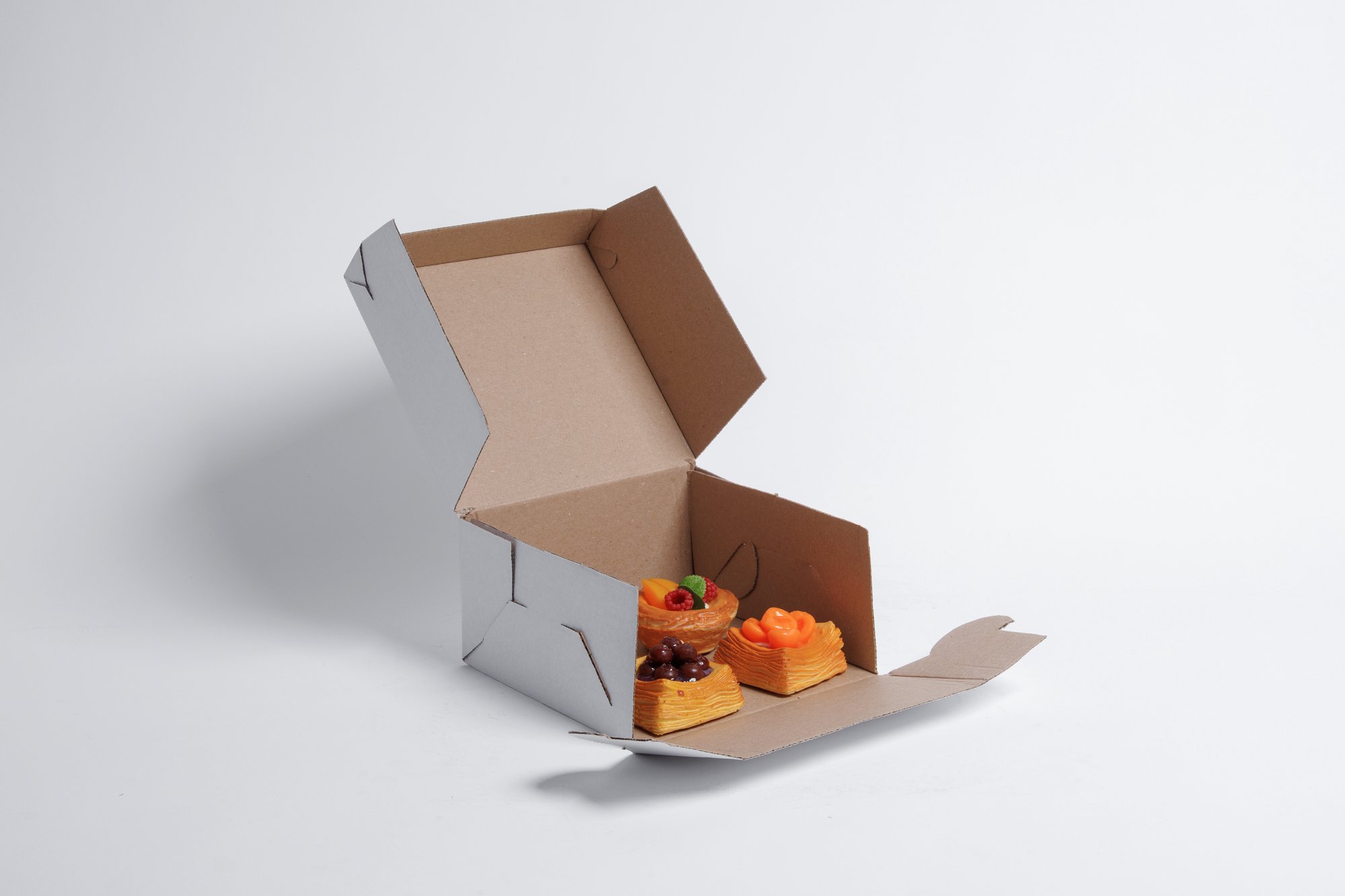 Krabica na zákusky - 19x19x10 cm - NOVÉ SKLADANIE