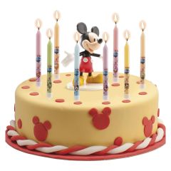 Tortové sviečky 8 ks - Mickey a kamaráti