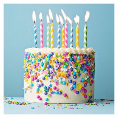 Tortové sviečky 24 ks farebné Tortové sviečky 24 ks farebné