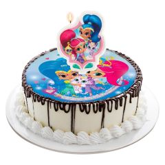 Tortová sviečka Shimmer & Shine 2D Tortová sviečka Shimmer & Shine 2D