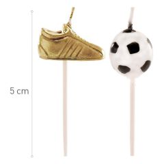 Tortové sviečky Futbal 3D