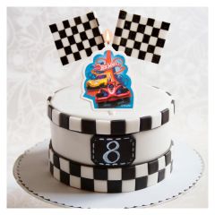 Tortová sviečka Hot Wheels 2D Tortová sviečka Hot Wheels 2D