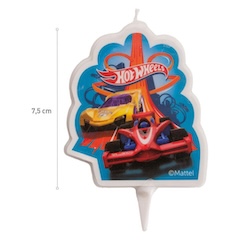 Tortová sviečka Hot Wheels 2D